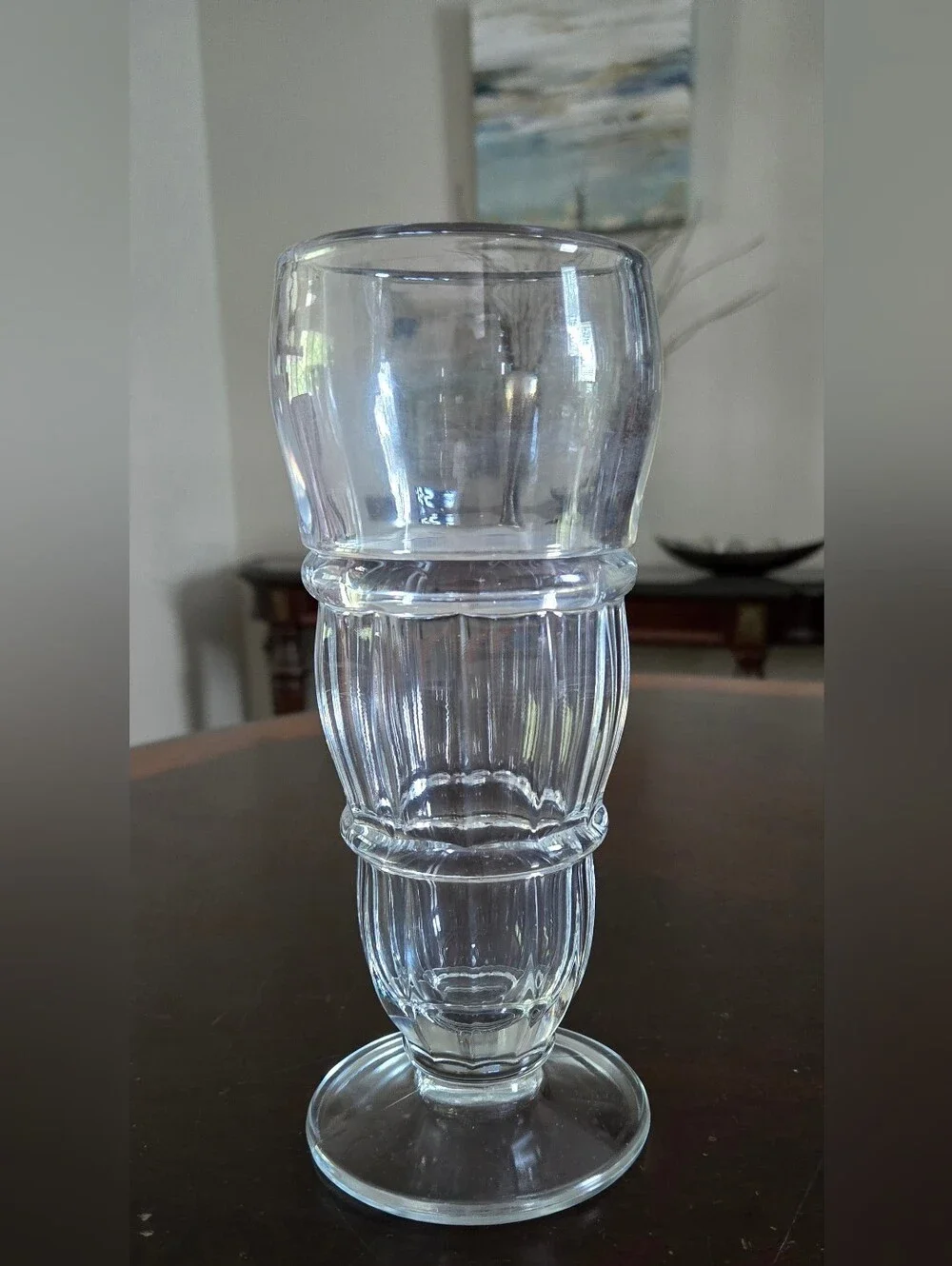Vintage Soda Fountain Glass